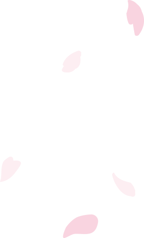 桜の葉が舞っているイラスト
