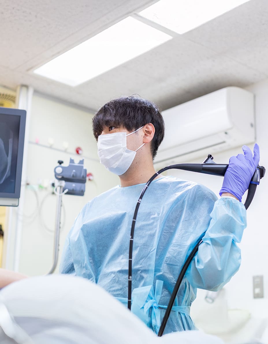 内視鏡検査の様子