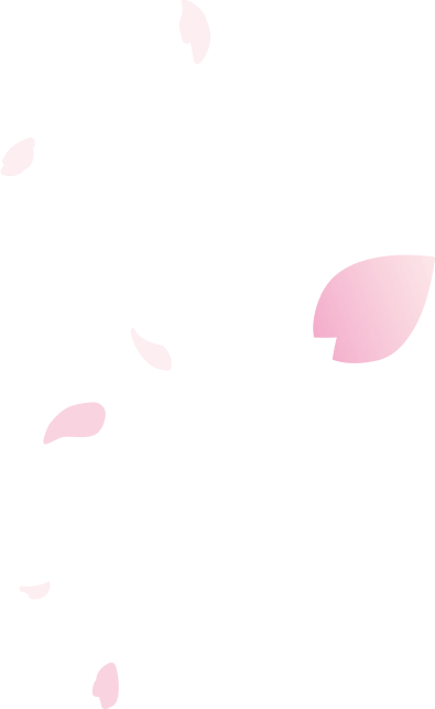 桜の葉が舞っているイラスト