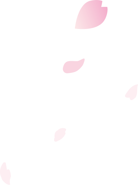 桜の葉が舞っているイラスト